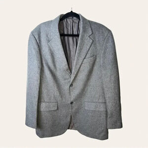 Men’s OSCAR DE LA RENTA DOUBLE‎ BREASTED BLAZER GRAY IN COLOR SIZE 40